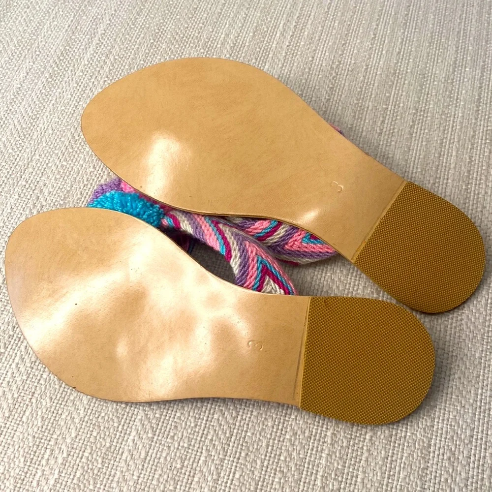Pom Pom Sandals Flip Flops